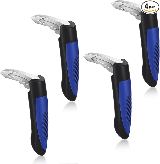 Frienda 4 Pack Car Door Handle for Elderly Car Assist Vehicle Support Handle Window Breaker Multifunction Door Latch for Seniors and Handicapped