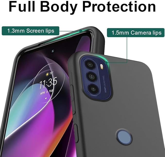 Custom Photo Case for Motorola Moto G 5G 2022, Create Your Own Picture Collage Phone Case, Soft Drop Protection, Personalized Anti-Scratch TPU Soft Cover, Gifts for Family Friends, Black