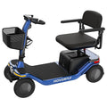 Hoverfly T5 Mobility Scooter for Seniors, Max 16.8-Mile Range & 5 mph, 3-Position Seat & Anti-slip Rear Wheel, Removed Battery & Quick Fold Design, Solid 9" Tire&330 lb Capacity, Ease of Assembly Blue