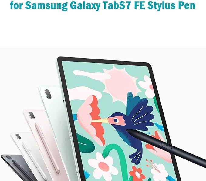 2 Pack Galaxy Tab S7 FE S Pen Replacement for Samsung Galaxy Tab S7 FE Stylus Pen,Tab S7 FE S Pen Replacement for Samsung Galaxy Tab S7 FE(Black)