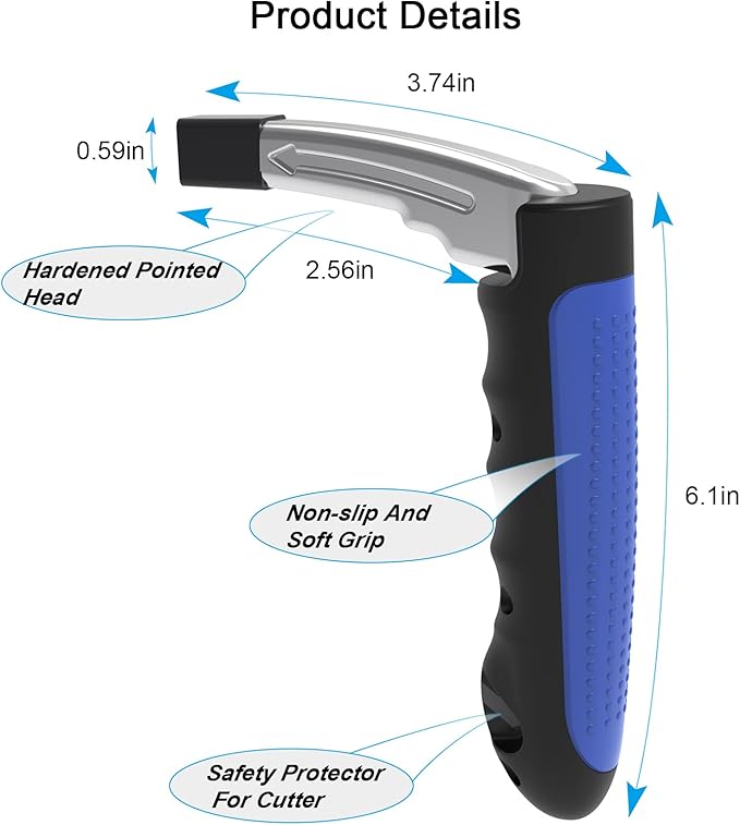 2Pack Multifunction Car Handle Assist for Elderly and Handicapped, 3 in 1 Automotive Door Assist Handle, Seatbelt Cutter, Window Breaker, Car Door Handle for Seniors