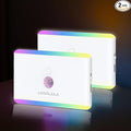 2-Pack Motion Sensor Night Light – Cruise Approved, Magnetic & Rechargeable with USB, RGB Color-Changing Modes, LED Auto Nightlight for Cabin, Bathroom, Hallway, Bed or Stairs (Indoor Travel Use)