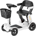Paiseec S3 Mobility Scooter, Folding Mobility Scooters for Seniors, All Terrain Mobility Scooter, Electric Mobility Scooters for Adults, Folding Mobile Scooter, Auto Speed Control (White, S3-25 Miles)