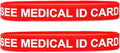 2 Pack of Medical Alert Wristband Bracelets in 12 Options