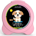 Kids Alarm Clock Sun & Moon& Dog LED Display with Day & Date OK to Wake Clock with Night Light for Kids Children's Sleep Trainer Gift for Boy and Girls