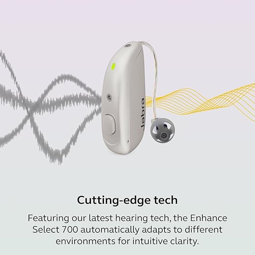 Jabra Enhance Select 700 OTC Hearing Aids Bluetooth Audiology Services Nearly Invisible Silver