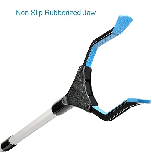 2 Pack-Grabber Reacher Tool, 32" Foldable Grabber Reacher for Elderly Aluminum Trash Folder Accessibility aid Garden Arm Extension Extender Gripper Tool