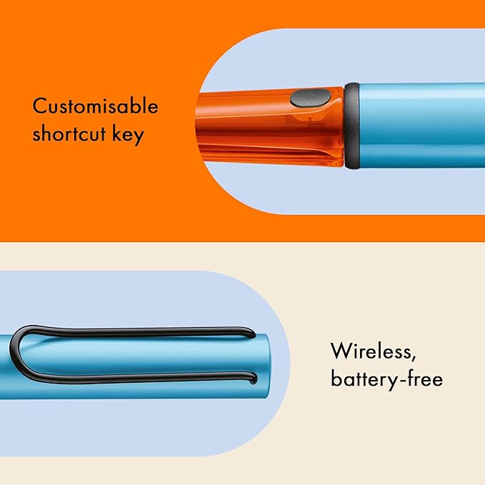 LAMY AL-Star EMR Denim (PC/EL tip) - Stylus Pen for Many Android Devices - Touchscreen Pen with Ergonomic Grip - Precise Writing & Drawing on Digital Media - with Function Button