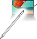 BoxWave Stylus Pen Compatible with LG gram 2-in-1 Lightweight Laptop Model 16T90R (16 in) - AccuPoint Active Stylus, Electronic Stylus with Ultra Fine Tip - Metallic Silver