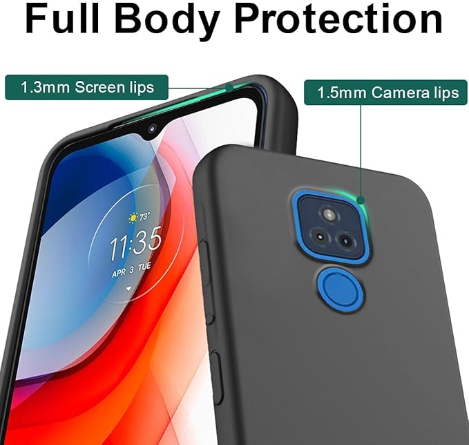 Customized Photo Case for Motorola Moto G Play 2021 6.5 inch, Personalized Collage Design Phone Cover, Custom Picture Black Silicone Soft Slim Rubber Case, Gift for Couple Lover Bestie