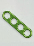 The Original, Automotive Door Closer Grip for Cars and Trucks, Easy to Install, Made in USA, 4 Finger, Aluminum, Anodized, Gold (Green)