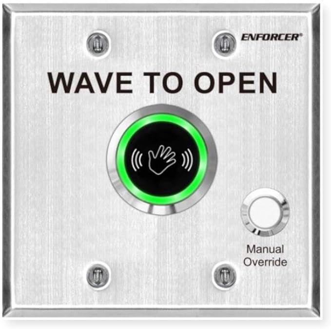 Seco-Larm SD-9463-KSVQ Enforcer Outdoor Wave-to-Open Motion Sensor with Manual Override