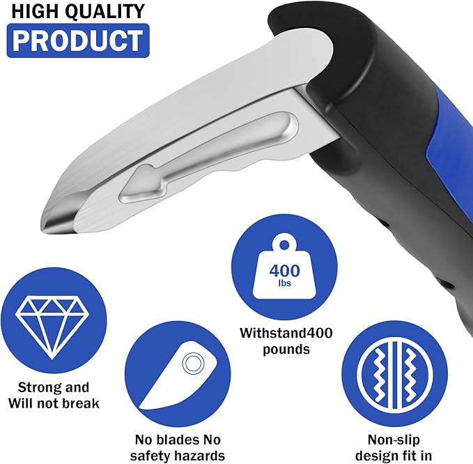 2 Pcs Car Assist Handle for Elderly, Multifunction Car Door Handle Assist, Vehicle Support Handles Seatbelt Cutter Portable Automotive Car Handle Assist Car Emergency Tool for Handicap (Blue)