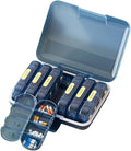 Travel Friendly Medicine Organizers Box 14 Removable Compartments for Business Trips Short Getaways MoistureProof Design Portable Box
