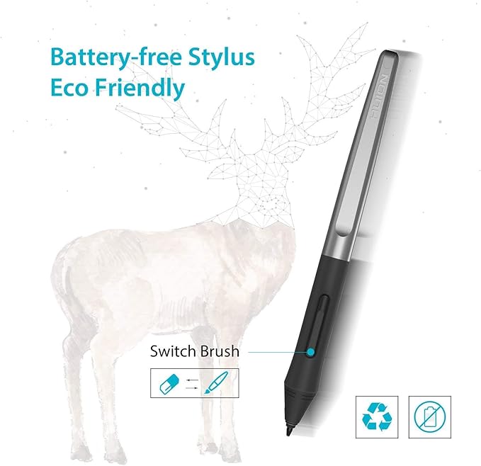 HUION PW100 Battery-Free Stylus for Huion Inspiroy H640P H950P H1060P H610Pro V2 HS610 HS64 H420X H580X H610X Graphics Tablet