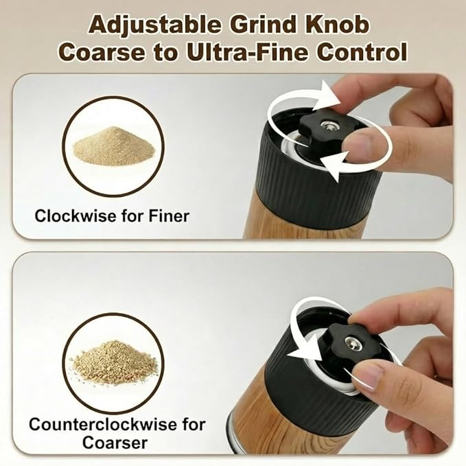 Small Portable Pill Crusher Grinder with Ergonomic Crank Handle for Seniors and Pets