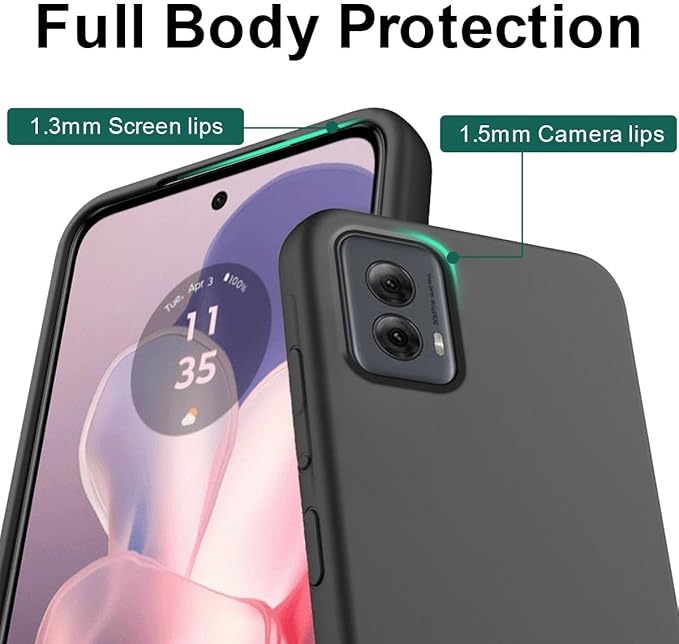 Design Your Own Case for Motorola Moto G Power 5G 2024, Custom Personalized Photo Collage Text Cover, Customized Picture Shockproof Protective Soft Slim Silicone Case, Gift for Birthday, Black