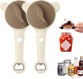 2PCS 2026 New 4-in-1 Jar Opener, Multi-Functional Jar & Bottle Opener for Seniors & Arthritis Sufferers, Adjustable Lid Gripper with Non-Slip Teeth for Kitchen Jars (1”-3.5”), Cans, Wine Bottles
