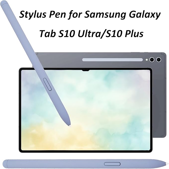 Galaxy Tab S10 Ultra S Pen Compatible with Samsung Galaxy Tab S10+/S10 Lite,Tab S10 Ultra Stylus Pen Replacement for Galaxy Tab S10 Ultra/S10 Plus/S10 Lite All Versions S Pen with Nibs(Blue)