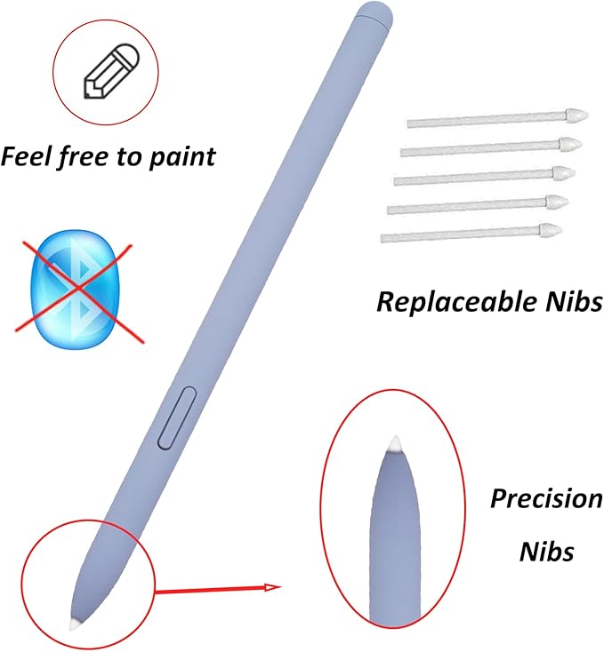 Galaxy Tab S10 Ultra S Pen Compatible with Samsung Galaxy Tab S10+/S10 Lite,Tab S10 Ultra Stylus Pen Replacement for Galaxy Tab S10 Ultra/S10 Plus/S10 Lite All Versions S Pen with Nibs(Blue)