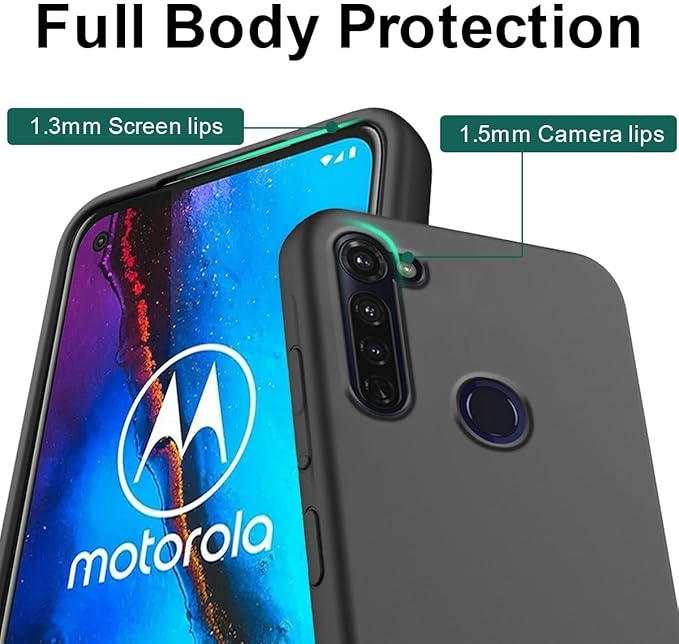 Styletify Design Your Own Case for Motorola Moto G Pro, Custom Personalized Photo Collage Text Cover, Customized Picture Shockproof Protective Soft Slim Silicone Case, Gift for Birthday, Black
