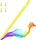 MoKo Pencil for iPad (A16) 11th 10th Gen, Stylus Pen for 2018-2025 Apple iPad 11/10/9/8/7/6/A16, Mini 7/6/5, Air M3/M2 11"/13"/5/4/3, Pro M4 13"/12.9"/11" Tilt Sensitivity, USB-C Fast Charging, Yellow