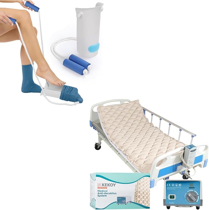 Kekoy Sock Aid for Seniors Elderly Diabetics with Alternating Air Pressure Mattress Bed Sore Prevention