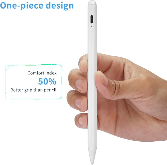 2022 Chromebook X360 Laptop Stylus, Active Stylus for HP Chromebook X360 Laptop Pen with Ultra Fine Tip,Touch-Control and Rechargeable,Good for Drawing and Writing,White