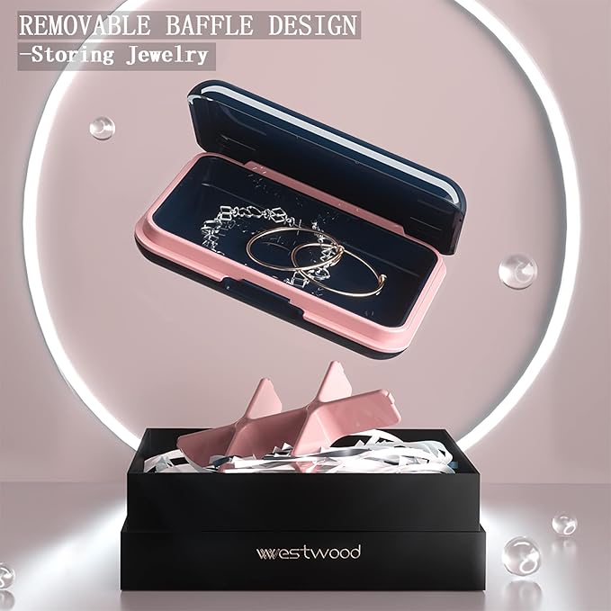 DUBSTAR Small Pill Box for Purse, Moisture Waterproof Travel Pill Case with 4+6 Compartments, Daily Pill Organizer for Vitamins & Medication (SL-Pink)
