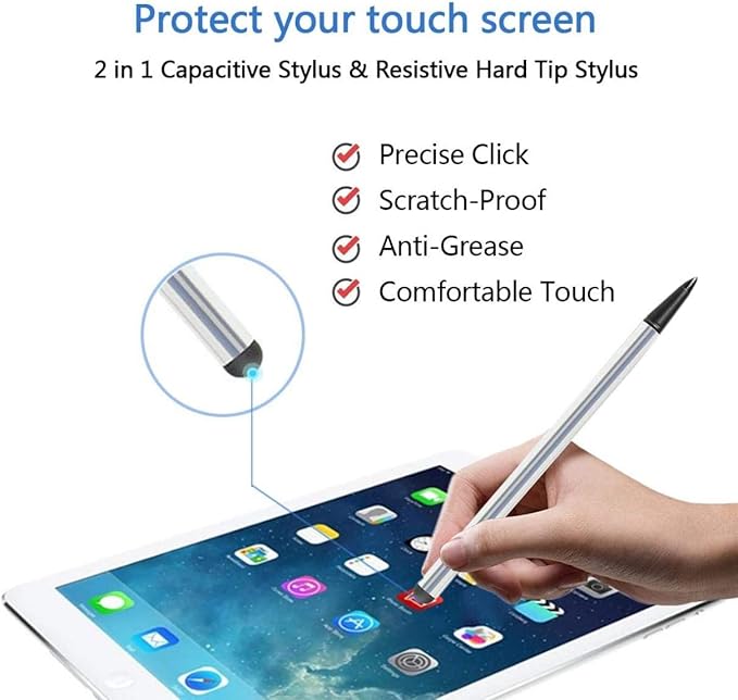 Stylus Capacitive and Resistive Pen Touch for Pixel 6, Pro - Compact Lightweight Compatible with Google Pixel 6, Pro