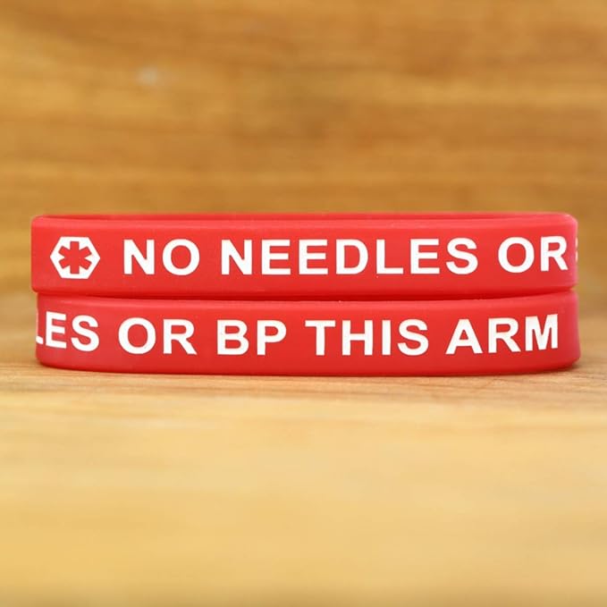 2 Pack of Medical Alert Wristband Bracelets in 12 Options