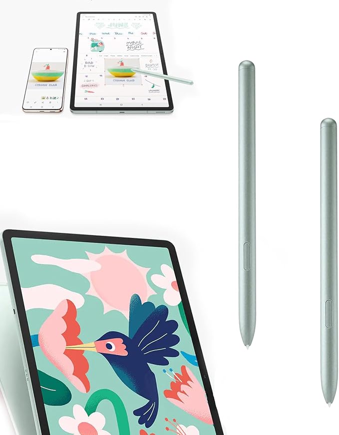 2 Pcs Galaxy Tab S7 FE S Pen Replacement for Samsung Galaxy Tab S7 FE Stylus Pen Stylus,Galaxy Tab S7 FE S Pen for Samsung Galaxy Tab S7 FE(Green)