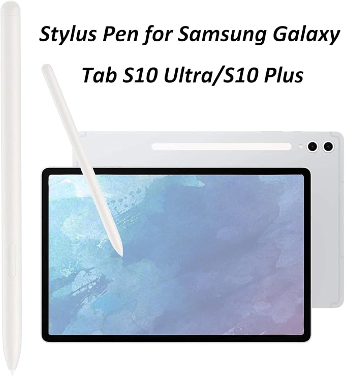 Galaxy Tab S10 Ultra S Pen Compatible with Samsung Galaxy Tab S10+/S10 Lite,Tab S10 Ultra Stylus Pen Replacement for Galaxy Tab S10 Ultra/S10 Plus/S10 Lite All Versions S Pen with Nibs(Beige)