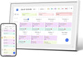 Mezed 10.1" Digital Calendar, Meal Planner, Duty Chart, to Do List,HD Smart Touch Screen Home Interactive Smart Electron Calender , Gifts for Women Men, Gifts for Mom Dad- Built-in Digital Photo Frame Function (white, 10.1)