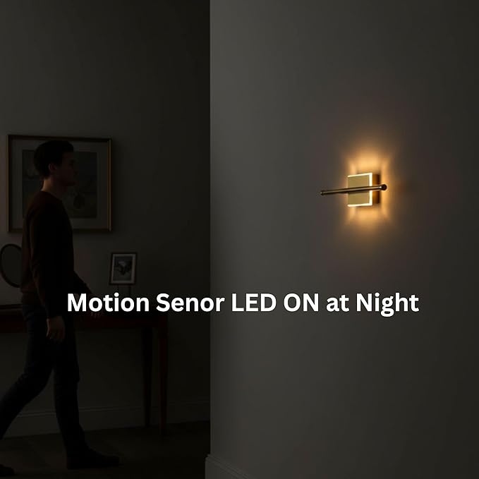 20-Inch Smart LED Vanity Light Bar | Dual Light Source (10W Main/3W Motion Sensor) | 4 Switch Modes (Incl. Night Light) | 3000K, 1040LM, CRI 90+, Dimmable, ETL (Matte Black)