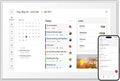 Moonka 10.1" Wall Planner Digital Calendar & Chore Chart, Smart Full HD Touchscreen Interactive Display for Family Schedules, To Do List, Meal Planner, Great for Organizing Your 2026 Calendar