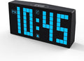 KWANWA Digital Alarm Clock with Auto-Dimmable LED Display, Weekend Alarm Mode, Battery Backup, DST Switch, 12/24H Format – Small Bedroom Clock for Desk, Nightstand, Kids, Seniors