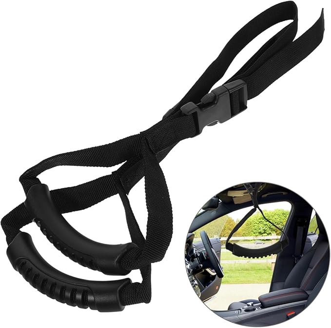2pcs Elderly Car Door Handle Assist Portable Car Assist Handle for Senior Mount for Disabled Safety Accessory
