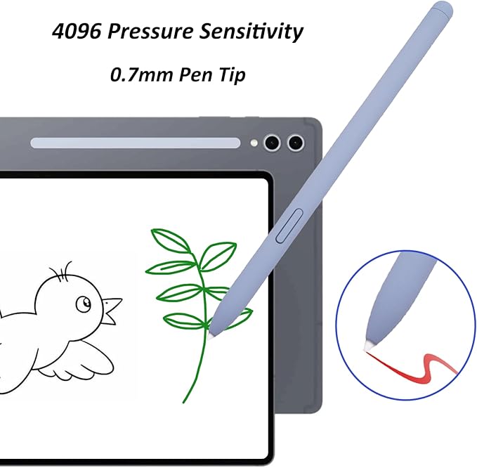 Galaxy Tab S10 Ultra S Pen Compatible with Samsung Galaxy Tab S10+/S10 Lite,Tab S10 Ultra Stylus Pen Replacement for Galaxy Tab S10 Ultra/S10 Plus/S10 Lite All Versions S Pen with Nibs(Blue)
