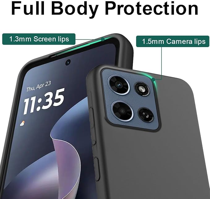 Custom Phone Case for Motorola Moto G Play 2026, Design Your Personalized Photo Logo Name Phone Cover, Slim Soft TPU Lightweight Silicone Black Case, Customized Gift for Birthday Christmas