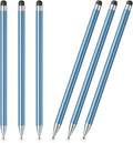 Stylus Pen for Touchscreen, 6 PCS Stylus 2-in-1 High Precision and Sensitivity, Suitable for iPad/iPhone/Samsung/Android Smartphone and Tablets, Compatible with Capacitive Touch Screen (Blue)