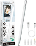 BELLEMOND Smart Stylus Pro | Stylus Pen for iPad Pro, Air, Mini, 9th & 10th Gen | Palm Rejection, Tilt Sensitivity & USB-C Rechargeable | Lightweight Digital Pencil with Replacement Tips | White