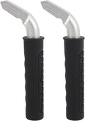 2PCS Car Door Assist Handles, Non Slip Silicone Grip Automotive Grab Support Bar, Ergonomic Portable Handle for Seniors and Mobility Assistance with Aluminum Alloy Frame for Most (Black)