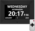 7-inch Digital Alarm Clock with Date and Week -21 Alarms, 20 Reminders, Automatic dimming, 1024 * 600P high-Definition Screen, Multifunctional Alarm Clock.