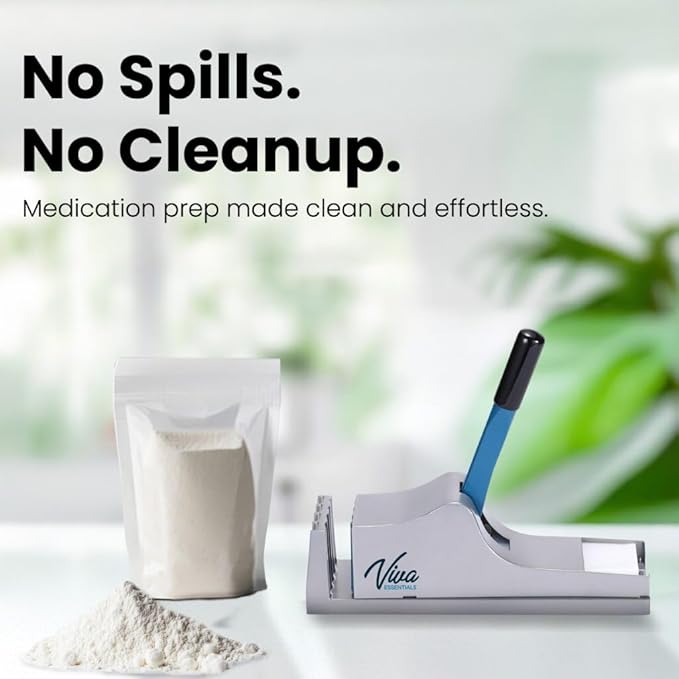 VivaEssentials Medical Pill Crusher and Splitter for Medication