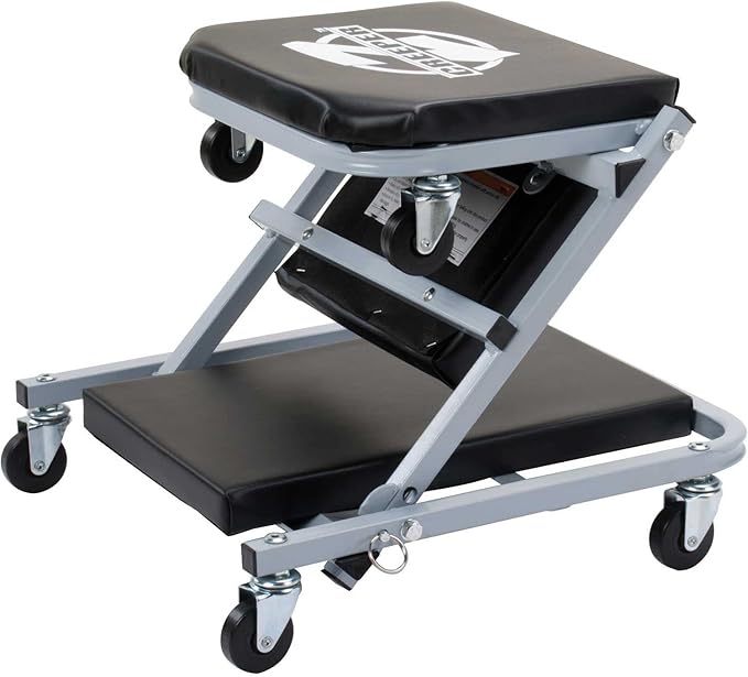 Pro-Lift C-2036D Grey 36" Z-Creeper Seat , Black