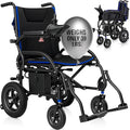 Vive Ultra Lightweight Electric Wheelchair for Adults - Foldable Power Wheel Chair - Collapsible, Folding, Ultralight, Motorized, Light Weight Travel Senior Folding Mobility Aid - Weighs Just 39 lbs