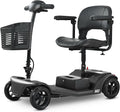 Metro Mobility 4 Wheel Foldable Mobility Scooter for Adults-330 lbs Capacity Powered Mobility Scooters, Mobility Scooter Lightweight, Electric Scooters for Seniors 10-15 Miles Range LED Light Black