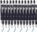 24 Pcs Blue Ink Ballpoint Pen with Stylus Tip 2 in 1 Ballpoint Pen 1.0 mm Blue Ink Metal Stylus Pen for Touch Screens Coworkers, Family, Colleagues, Office (Black)