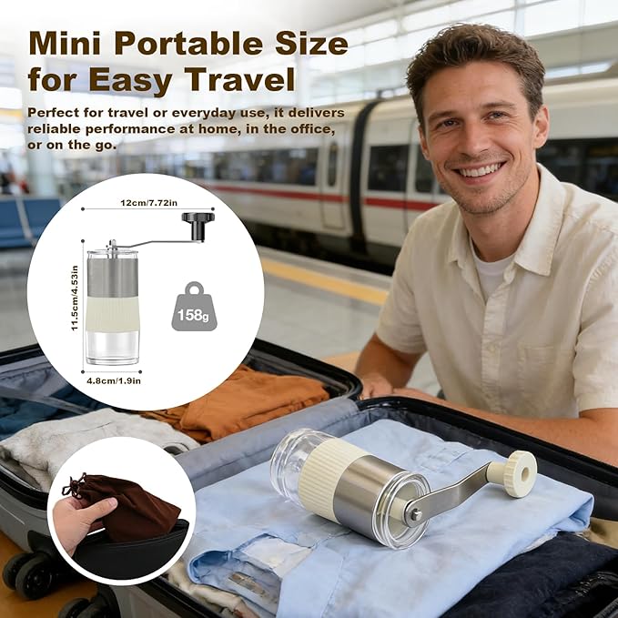 Pill Crusher, Grind Pills to Fine Powder, with Pill Cutter for Small and Large Medication and Vitamin Tablets with Storage Compartment - Great for Feeding Tube, Kids, Pets, Elderly - Ideal for Travel